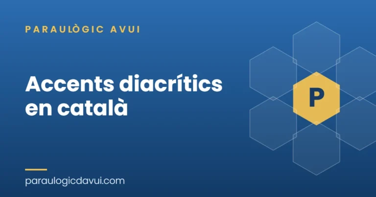 accents diacrítics en català