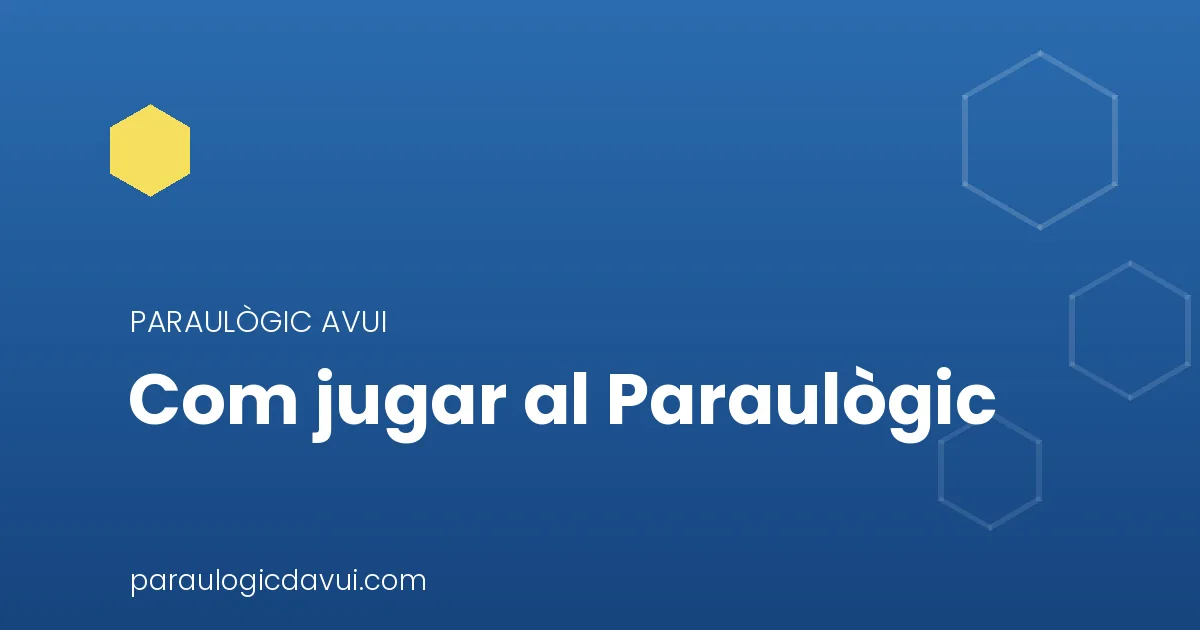 com jugar al paraulògic