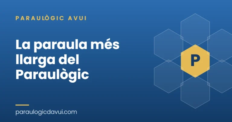 paraula més llarga del paraulògic