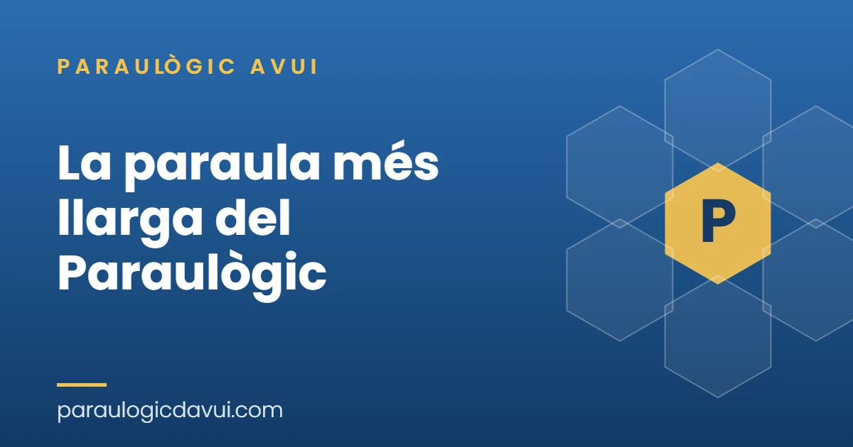 paraula més llarga del paraulògic