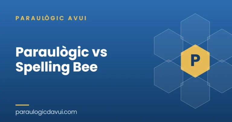 paraulògic vs spelling bee
