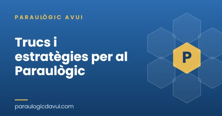 trucs per al paraulògic